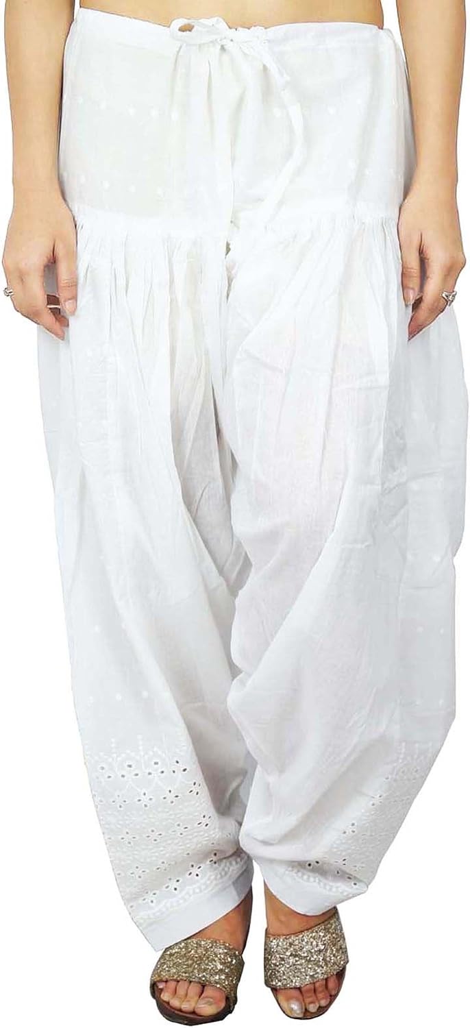 Cotton Bottom Wear Salwar Ethnic Wear Adjustable Women Clothing