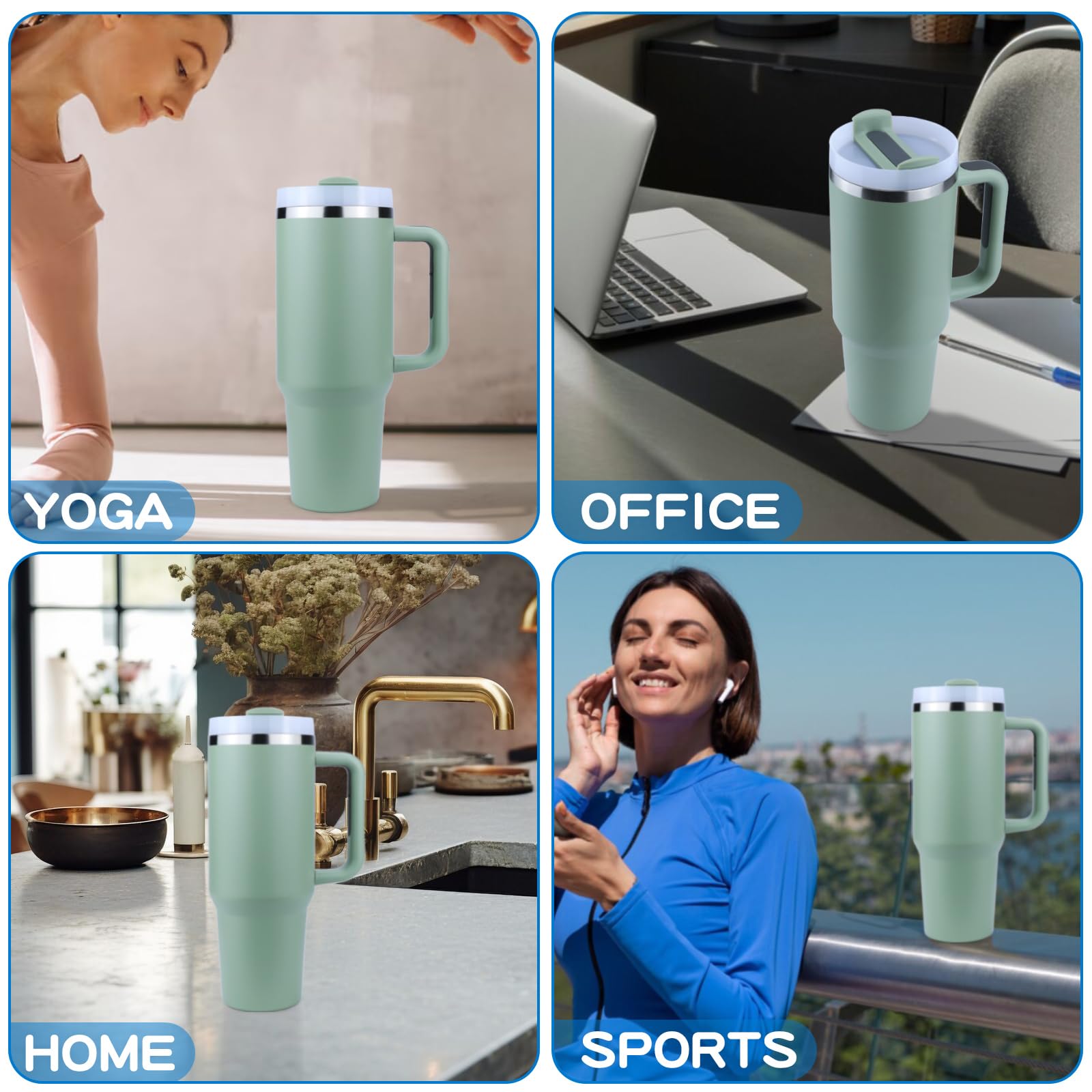 drinkbeker met rietje 900ml rvs terra