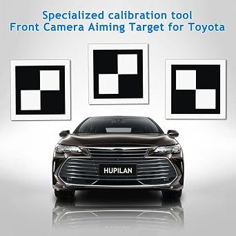 ADAS Calibration Bracket Triangular Bracket Ultimate Lightweight & Portable Display Stand,LDW ADAS Board Aluminum Pattern Board Static Front Camera Aiming Target for Toyota