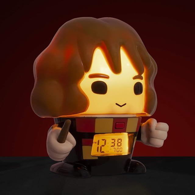 Foto 6 de 7 de BulbBotz Harry Potter 2021913 Hermione Granger Reloj despertador con luz nocturna para niños con sonido…
