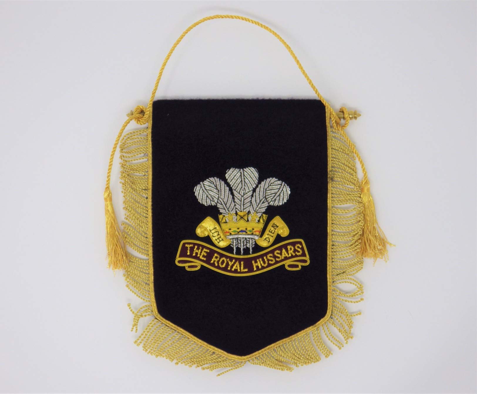 Pendentif Royal Hussars avec badge en fil de fer, le cadeau mémorable pour passionné d'histoire