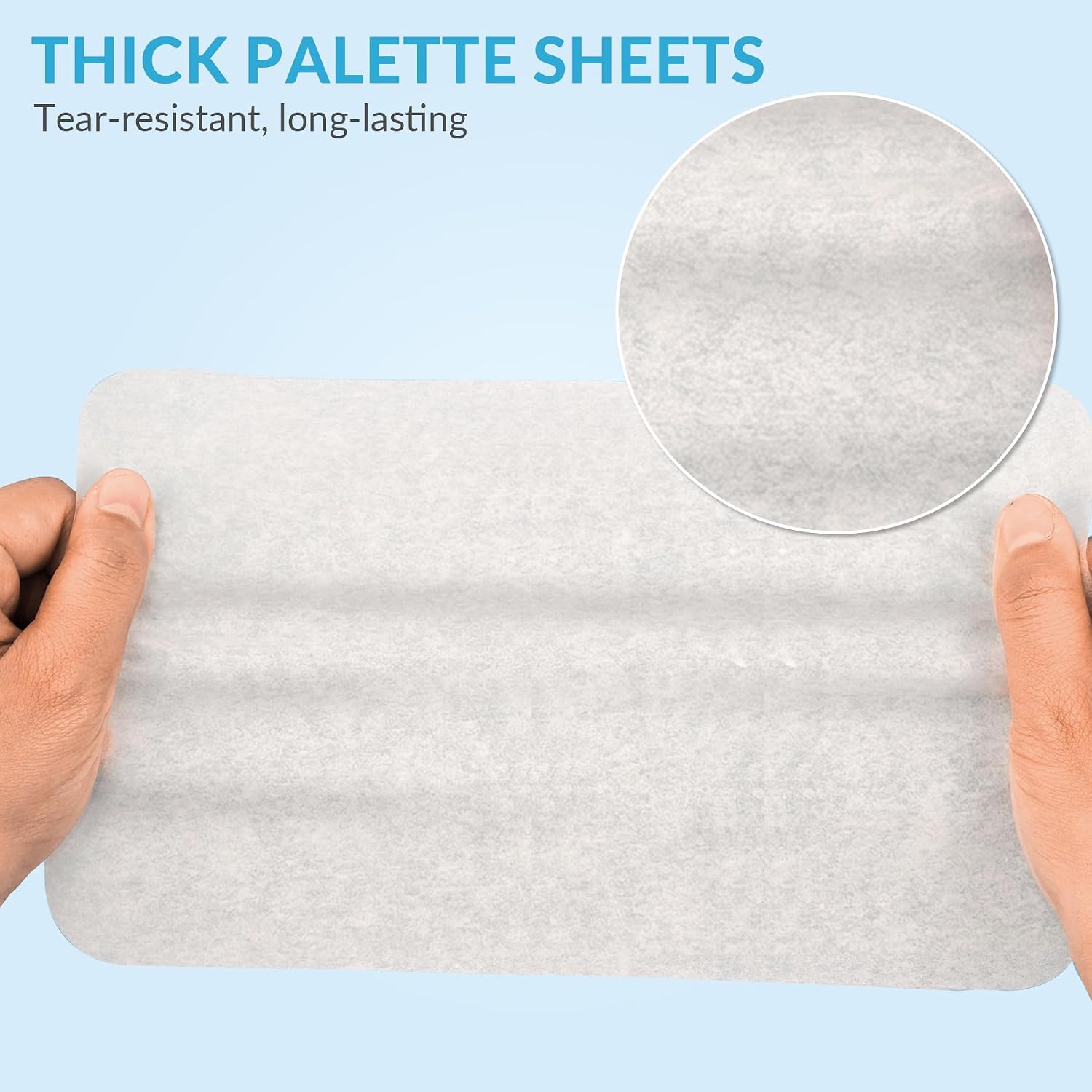 100 Sheets Wet Palette Paper Refills – Keeps Paint Fresh for Miniature, Model & Acrylic Painting, Compatible with Stay Wet Pallet