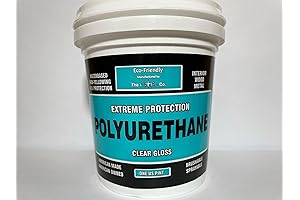 BriteTone CRYSTLAC Extreme Protection Water Based Polyurethane (Clear Gloss, 16oz Pint)