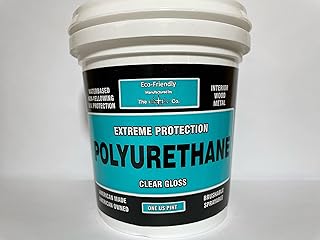Crystalac Extreme Protection Water Based Polyurethane (Clear Gloss, 16oz Pint)
