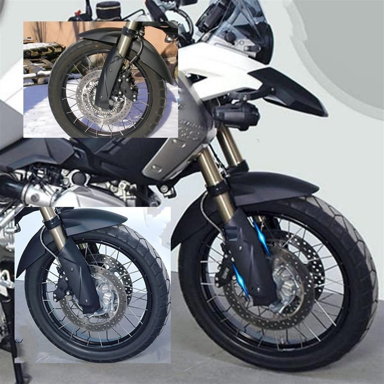 Moto Forcella Anteriore Ammortizzatore Guard Copertura Protettiva per B&MW R1150 GS GSA Tutti Gli Anni R1200GS GSA ADV