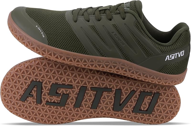 Zapatillas ASITVO Wide Barefoot Zero Drop Sole Minimalist para hombre