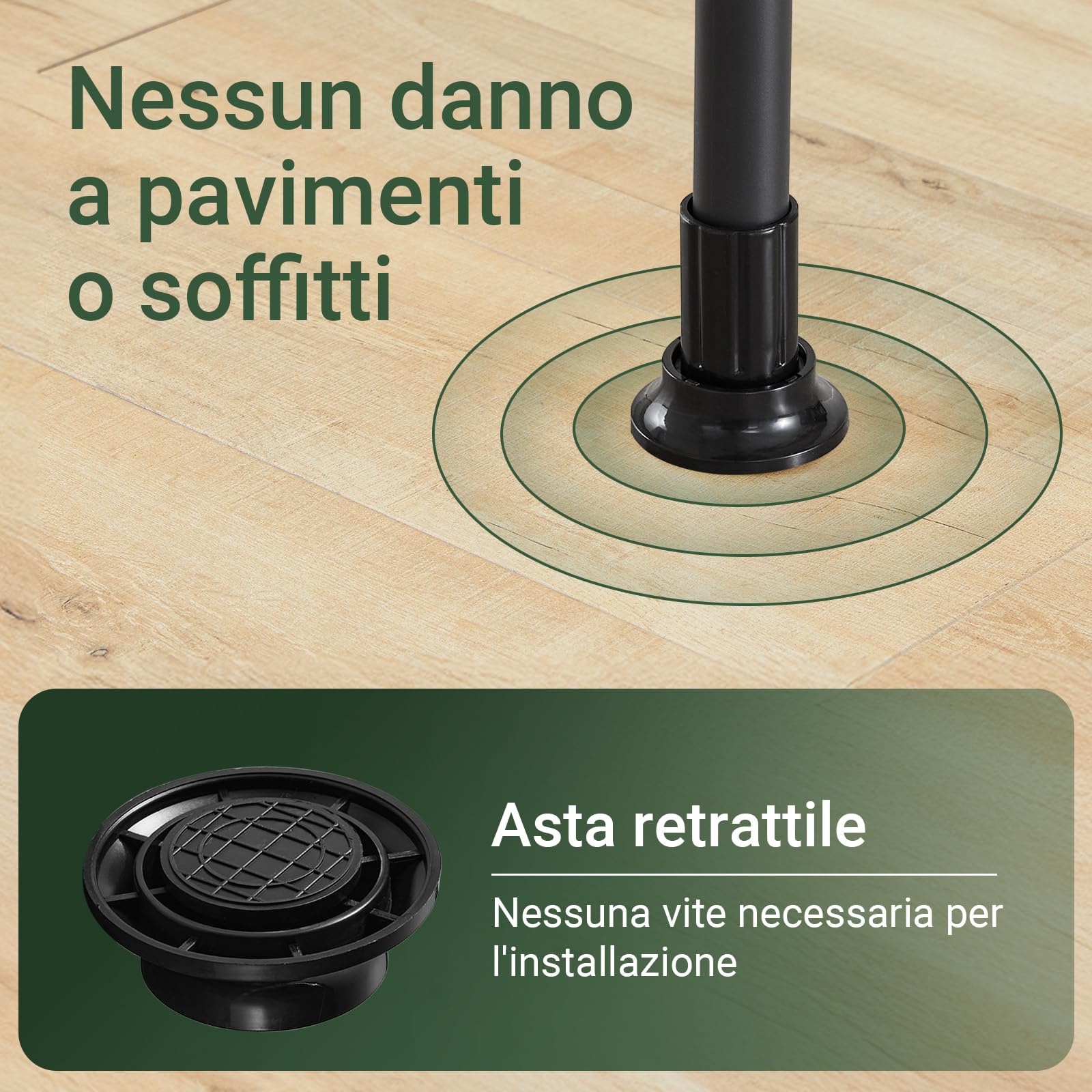SoBuy Telescopic Appendiabiti da Terra, Robusto Stand Appendiabiti con Aste e Ripiani, Armadio Aperto Regolabile per Camera da Letto, Porta Abiti Nero KLS04-II-SCH