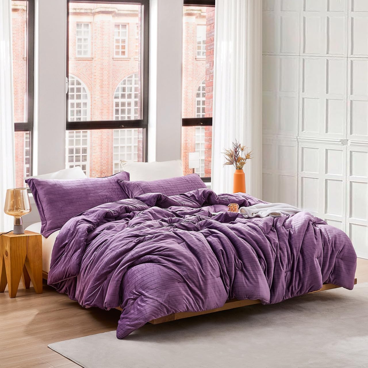 Byourbed Roll Cakes Classics - Coma Inducer® Oversized King Comforter Set - Wineberry