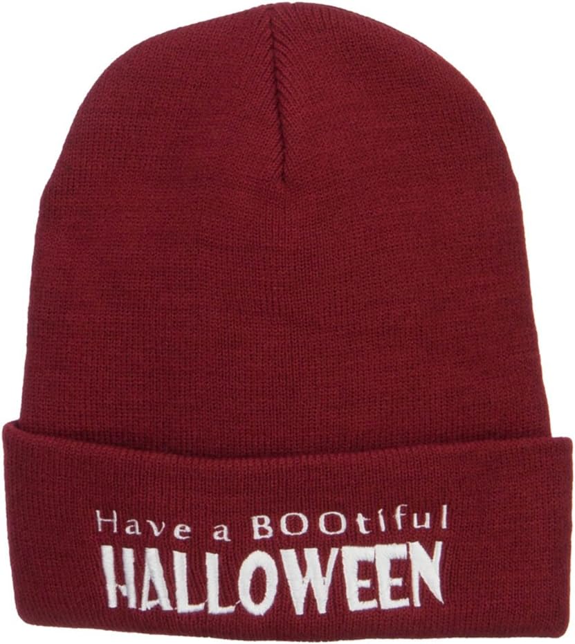 e4Hats.com Have a Bootiful Halloween Embroidered Beanie