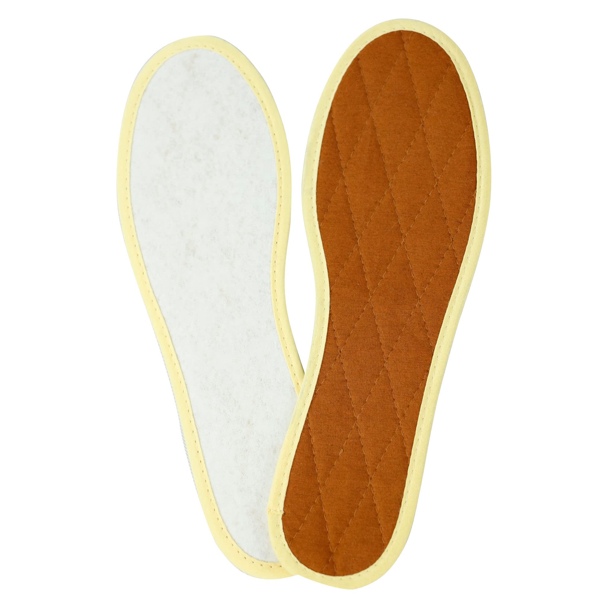 Japanwelt Les Tongs Zimtsohlen I mit 100% natürlichem Zimt, Einlegesohlen-Zimt Schuhsohlen, gegen Schweißgeruch Schweißfüße Anti-Schweiß, Schuh-Einlagen für Damen & Herren - 10er Set, Braun