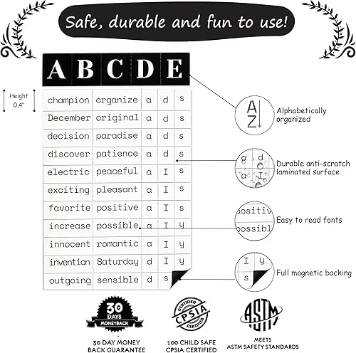 Miniatura 4 de Kit completo de imanes de poesía de 1138 piezas, imán de palabras para nevera, palabras magnéticas, imanes de nevera de palabras, construcción de
