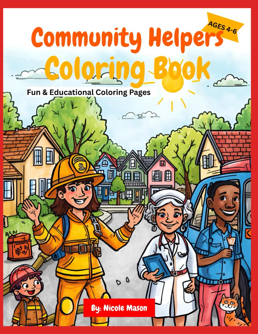 Community Helpers Coloring Book: Fun & Educational Coloring Pages