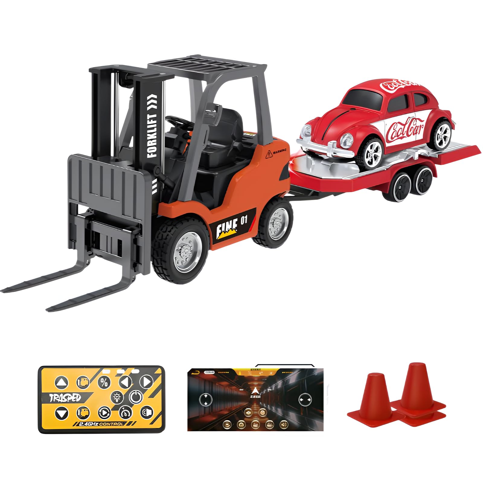 Amazon.co.jp: [Bebemax]1/64 ミニラジコン ラジコン【パレット&フック