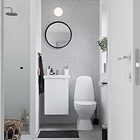 Vista 7 de Grey Wallpaper Grasscloth Peel and Stick Wallpaper 17.7inchx196.8inch Textured Peel and Stick Grasscloth Removable Grey Contact Paper for Cabinets