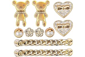 Sparkling Bear Shoe Charms for Bubble Slides & Sandals