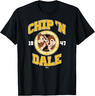 Chip 'N Dale Rescue Rangers - Collegiate Double Trouble T-Shirt