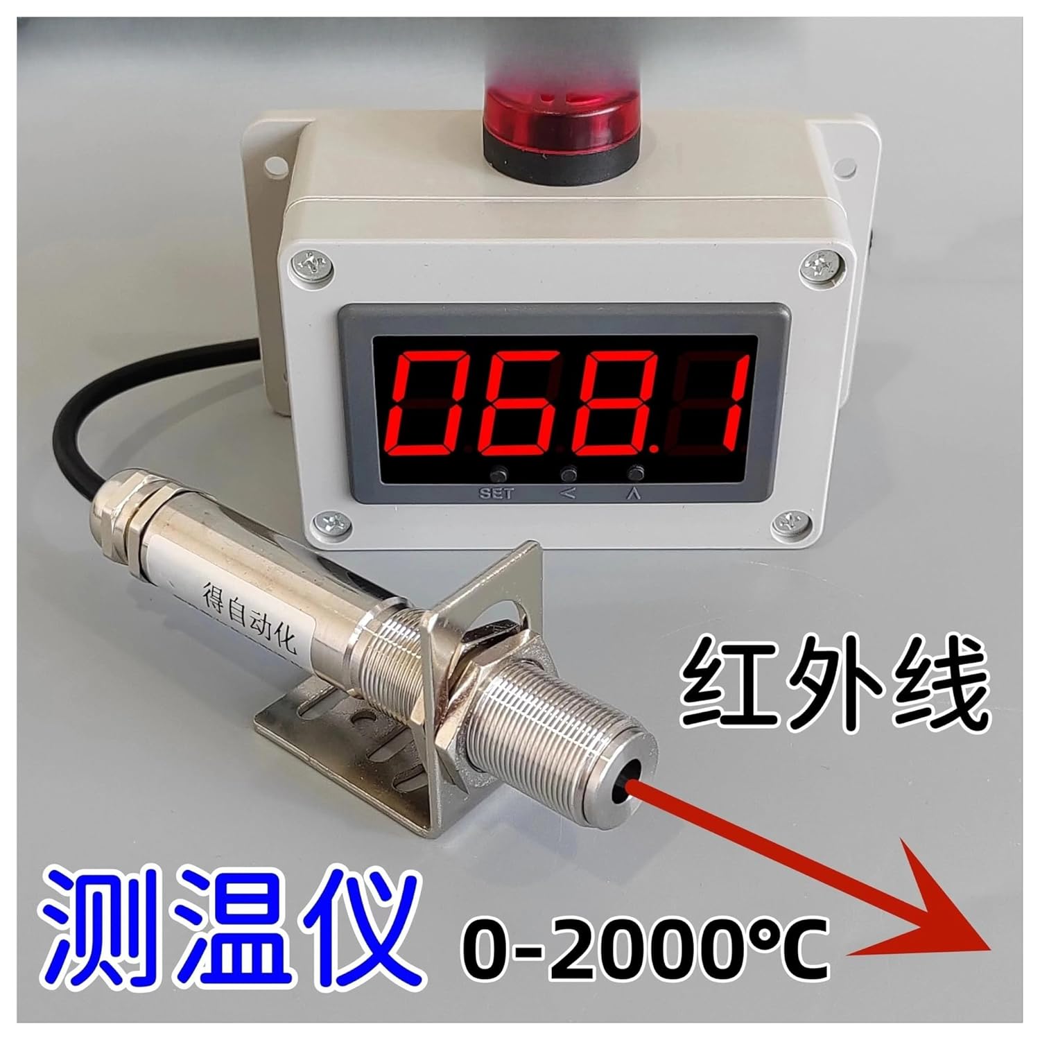 Electronic Digital Display Infrared Thermometer Large Screen Induction Thermometer Temperature Display(18)