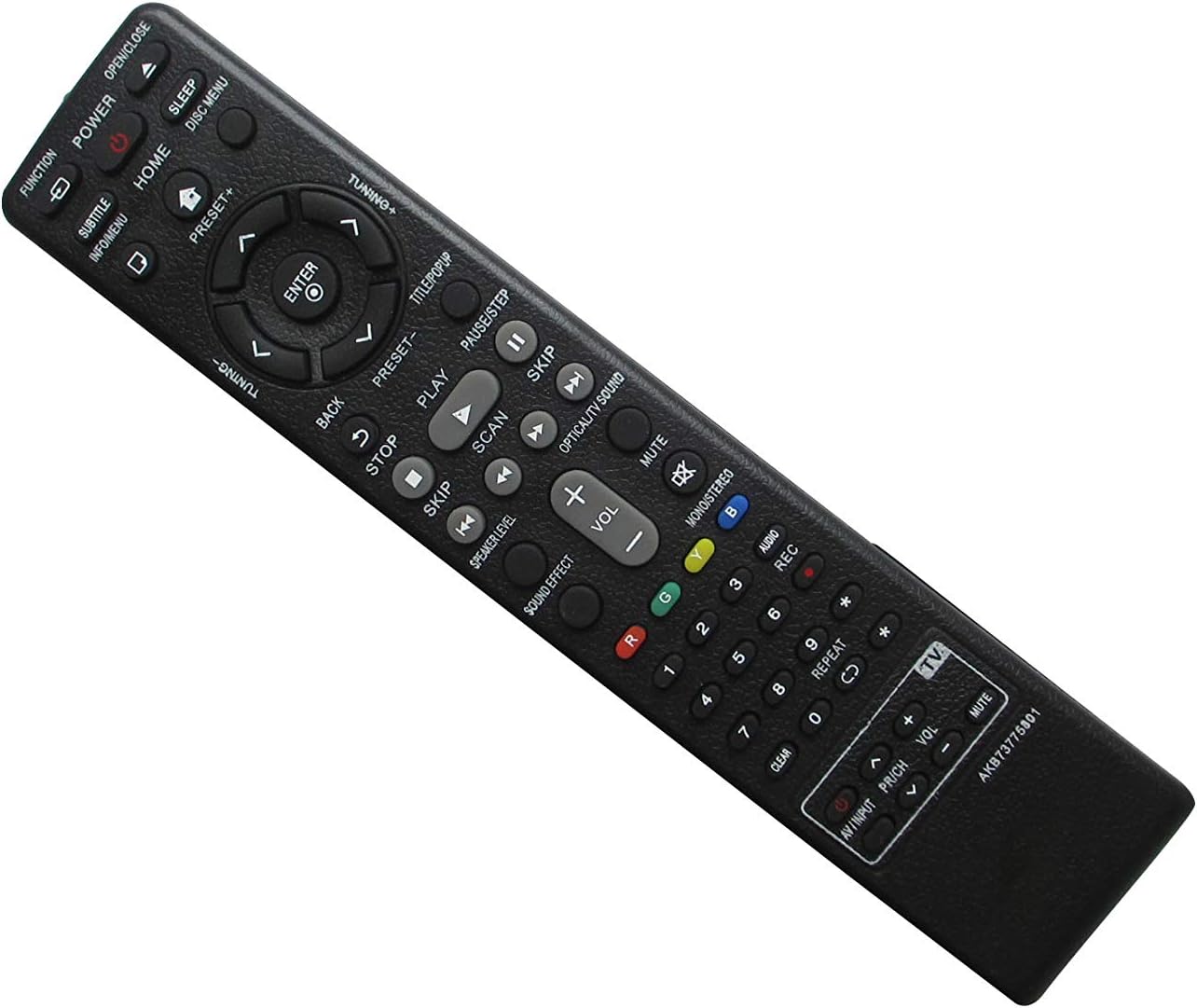 HCDZ Replacement Remote Control for LG Zenith 6710CDAL01C DVT412 6710CDAL01B DVT418 DVT312 DVT310 ZHD-311 DVD Player Home Theater System