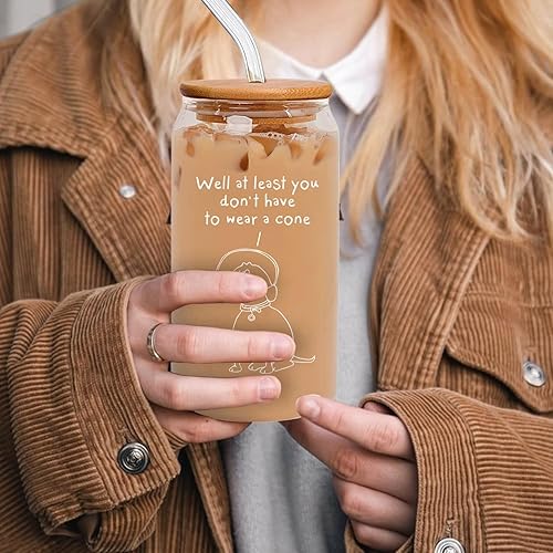 Miniatura 5 de Break Up, regalos de divorcio para mujeres, regalos de recuperación para mujeres después de la cirugía, regalos para sentirse mejor, taza de vidrio