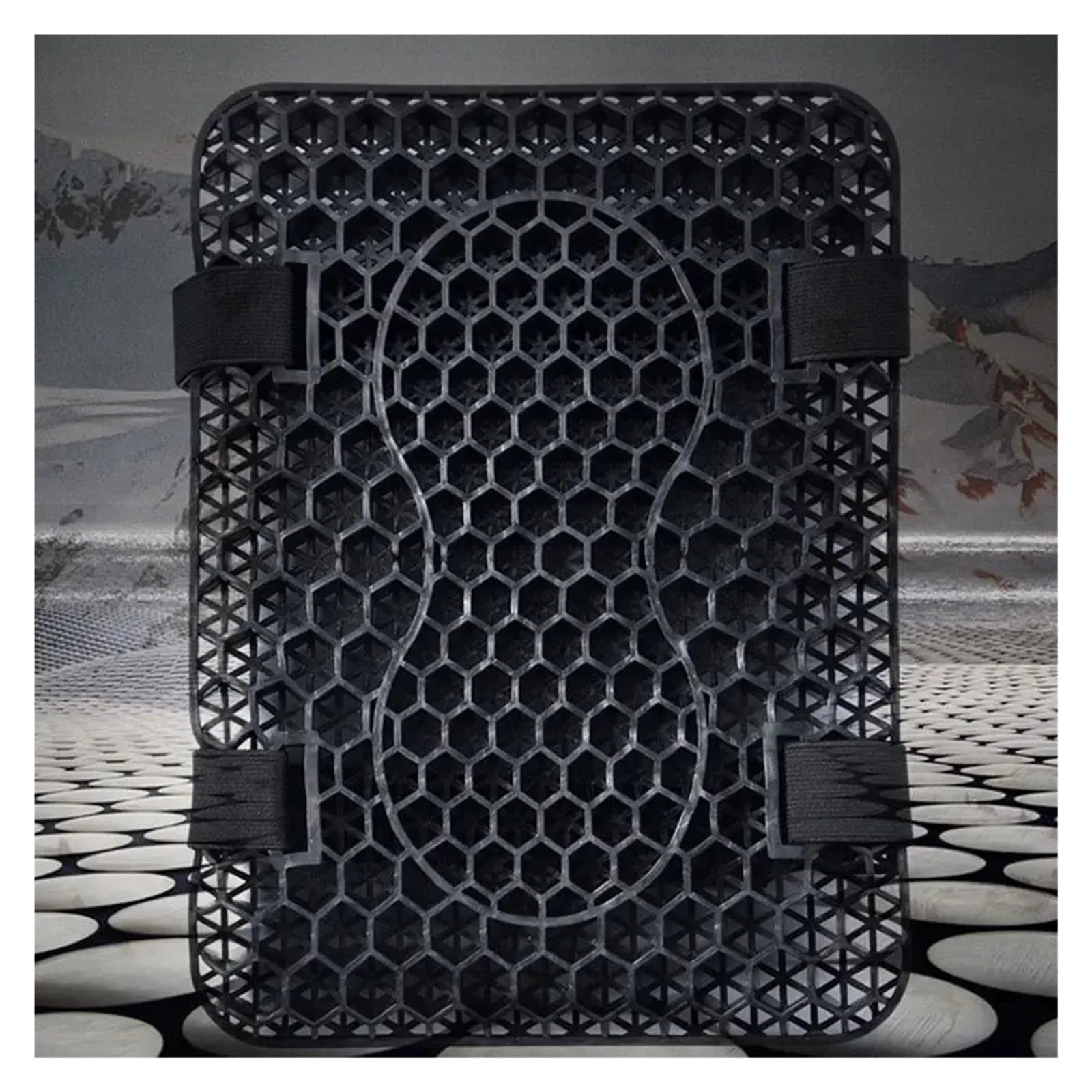 Funda para Asiento de Motocicleta Alivio de presión Antideslizante Universal cómodo para cojín Asiento Gel Panal Accesorios Motocicleta