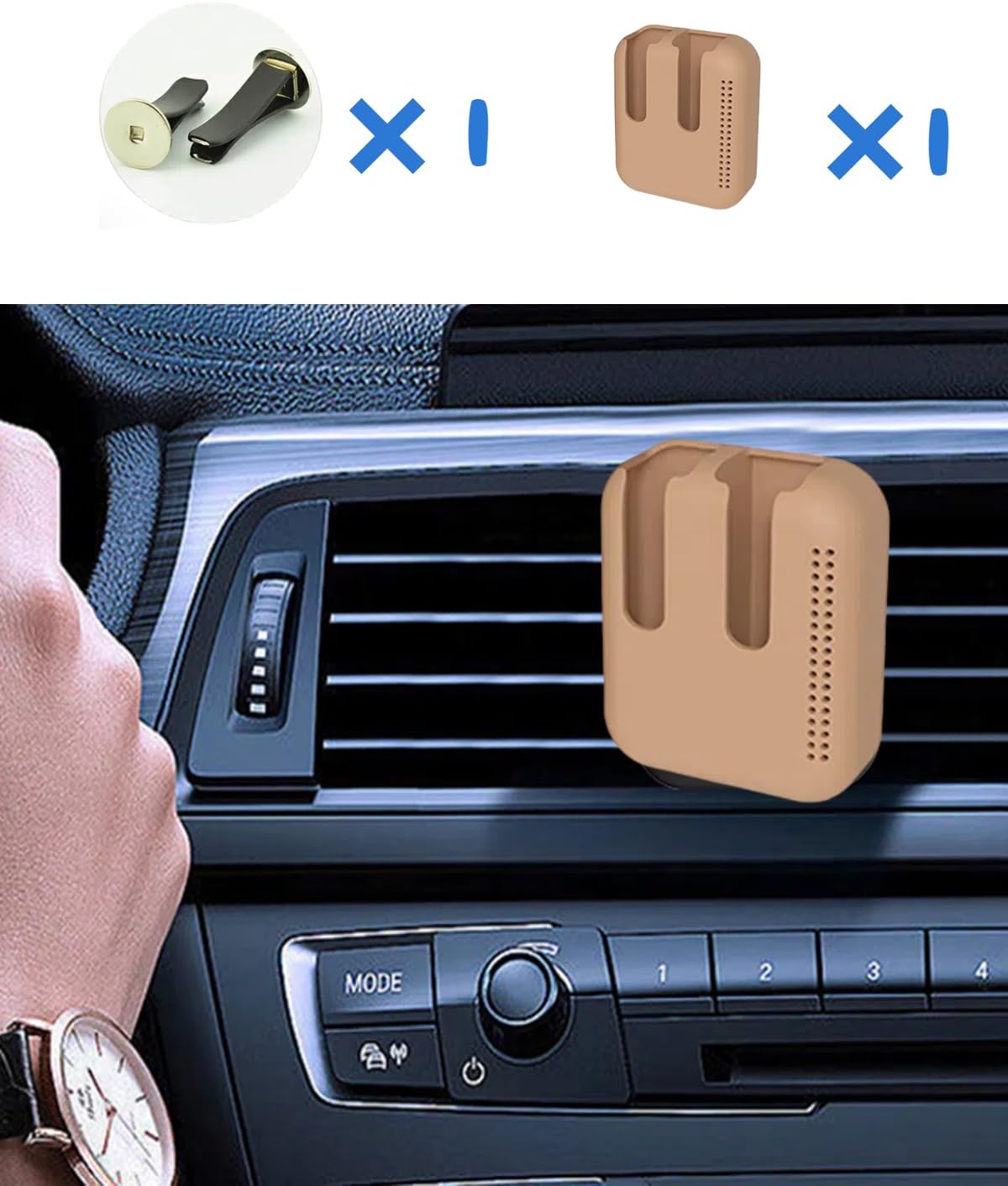 chapstick holder for Car Vent ,chapstick car mount Vent Clip Storage for car chapstick holder and Aromatherapy Diffuser, Space-Saving chapstick car mount& Easy Install image 3