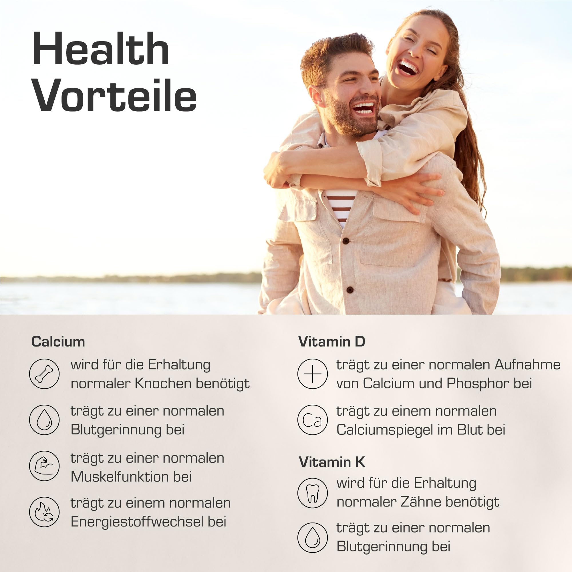 Purabyo Calcium mit Vitamin D3/K2 | im Glas | Hochdosiert 640 mg | Aquamin natural Calcium aus Rotalgen | natürliches Kalzium | Calcium hochdosiert | vegan, laborgeprüft und in Deutschland hergestellt