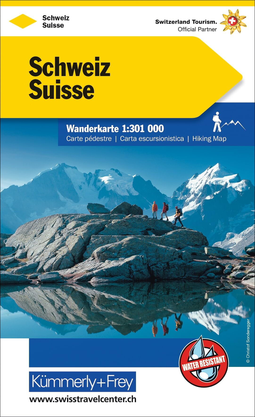 Switzerland Hiking Map: 1:301 000 (Hiking maps of Switzerland)