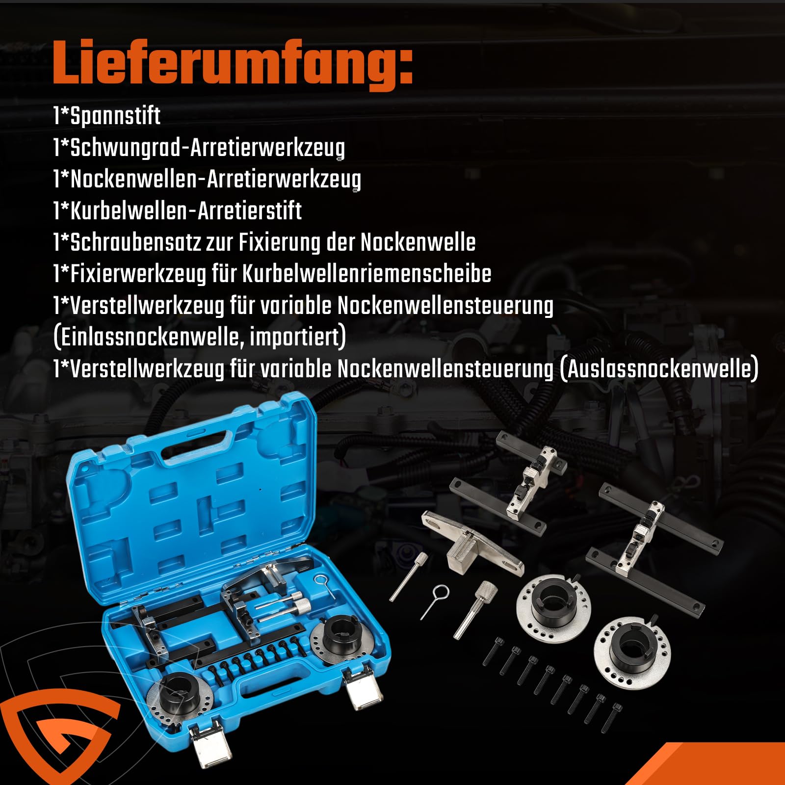 GEARMONSTER Motor Einstellwerkzeug Satz Zahnriemen Werkzeug für Ford 1.0 ECOBOOST