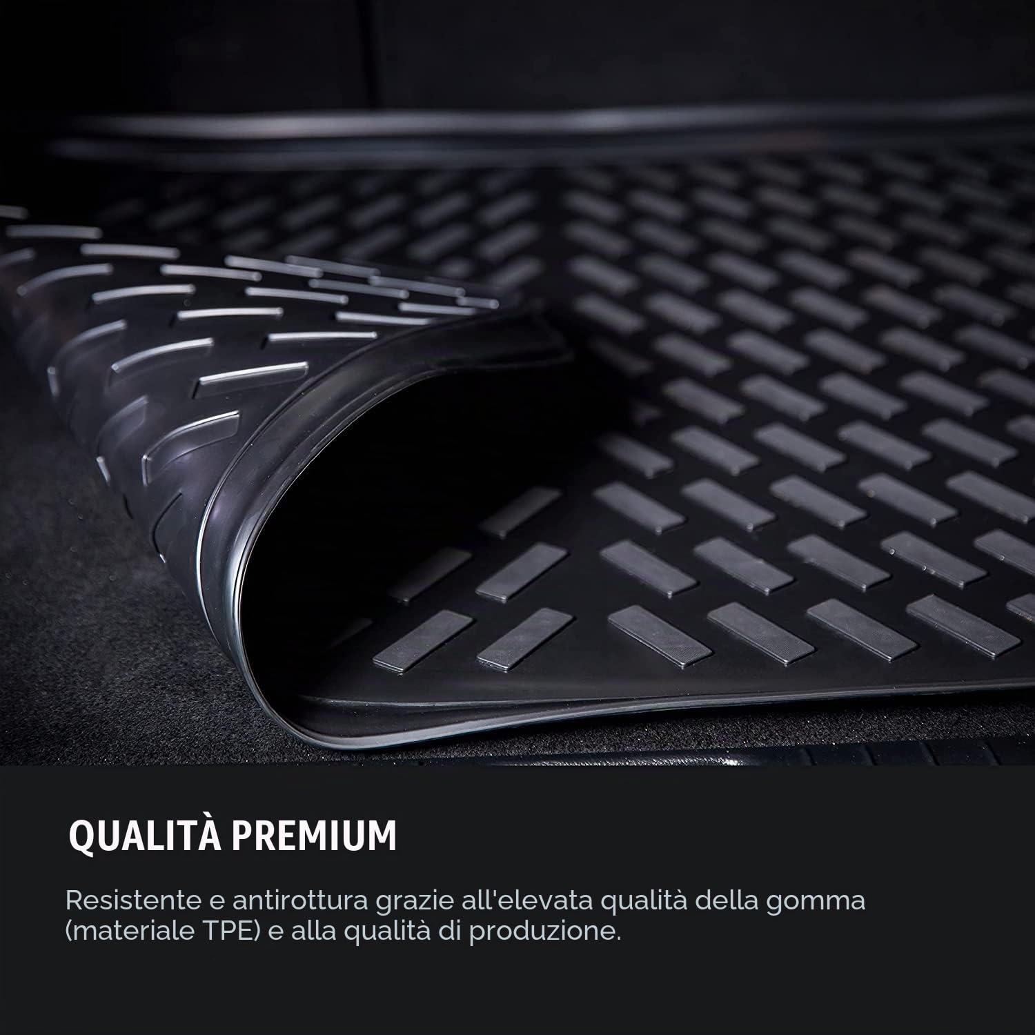 ELMASLINE 3D Vasca Auto Baule per KIA SPORTAGE 5 V 2022-2025 | Modelli senza subwoofer | Vasca per il bagagliaio | Bordo extra Alto