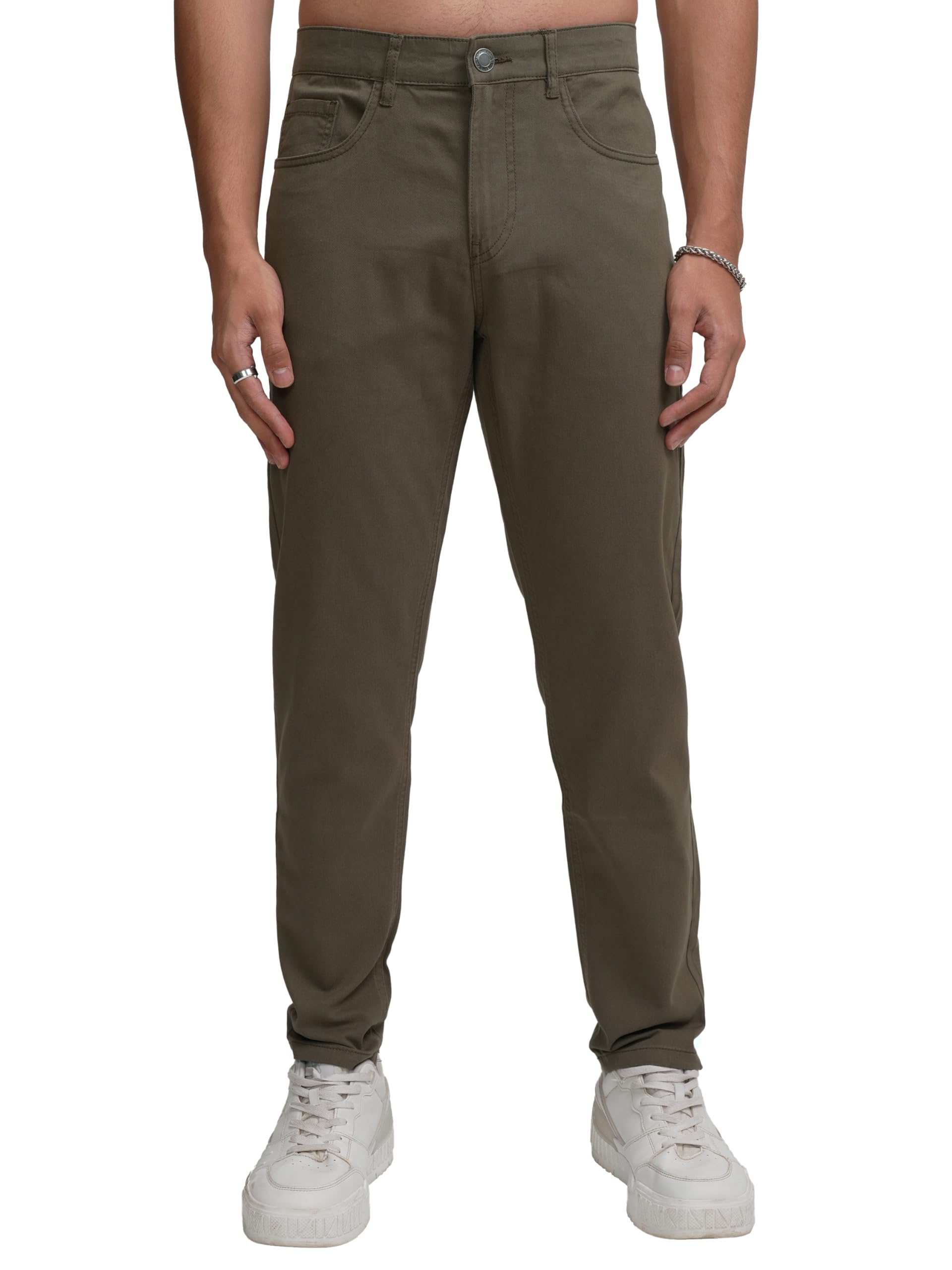 highlander Men's Ankle-Length Slim Fit Trousers | Modern Style & Comfort | Perfect for Casual & Formal Wear | Trouser for Men | Men Trousers | Trouser Pant-picture-36