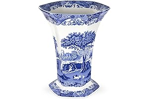 Elegant Tulipiere Vases by Portmeirion: Blue Italian Charm for Home Décor