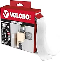 Vista 15 de VELCRO Brand Sujetadores resistentes, tiras de 4 x 2 pulgadas con adhesivo, 8 juegos, soporta 10 libras, cinta adhesiva de fuerza industrial negra