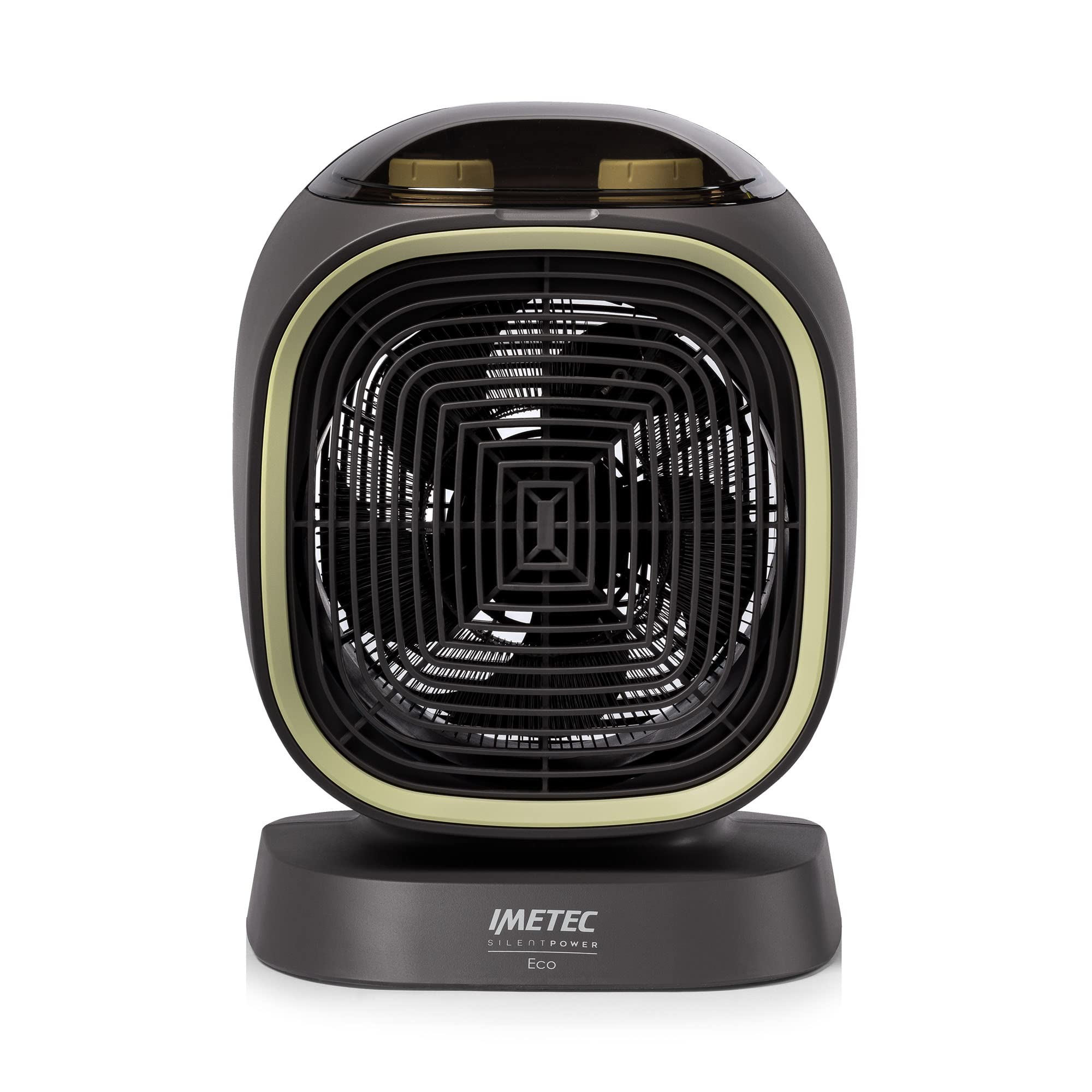 Imetec Silent Power Eco, cichy termowentylator, technologia ECO, 2100 W, funkcja zapobiegania zamarzaniu, regulacja temperatury, 4 funkcje, termostat pokojowy