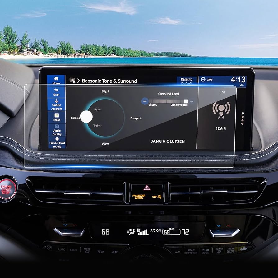 thumbnail image 2 of BIBIBO 2Pcs For 2024 2025 Acura MDX Screen Protector 2022 2 of 11