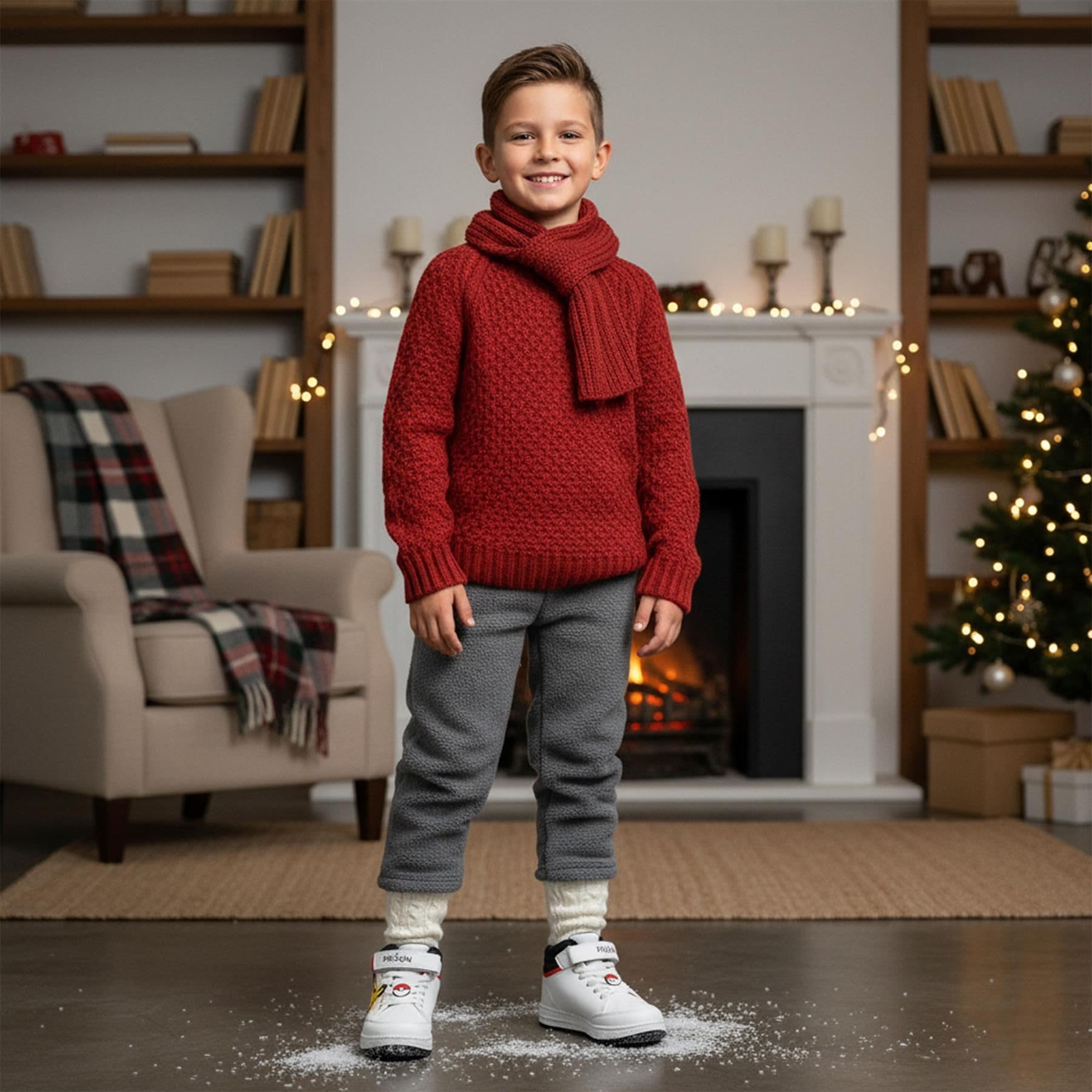 Offiziell lizenzierte Pokemon Pikachu Jungen Mädchen Hi-Top Turnschuhe Kinder Schnürschuhe Turnschuhe mit Riemen Bequeme Alltagsschuhe mit griffiger Sohle Pikachu Print Sneakers Kinder Schuhgröße 43