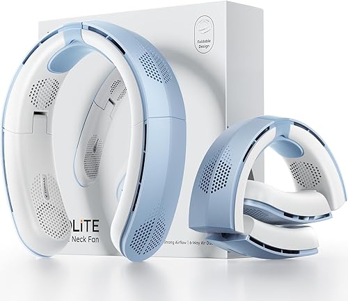 Miniatura 7 de TORRAS COOLiFY Lite Ventilador de Cuello, la Potencia más Fuerte de la Industria, Ventilador de Cuello Portátil con Batería de 14H, Ventilador de