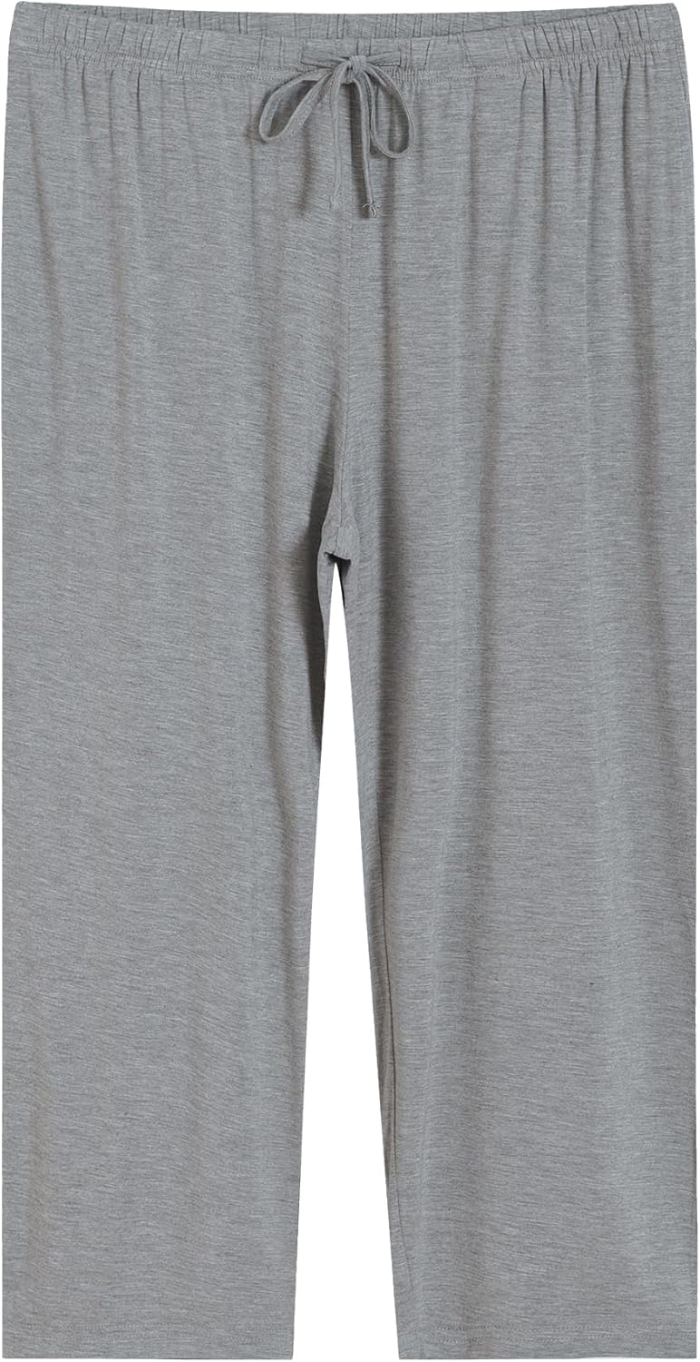 Latuza Women's Bamboo Viscose Capri Pajamas Set Cooling Pj Set with Pockets - Image 3