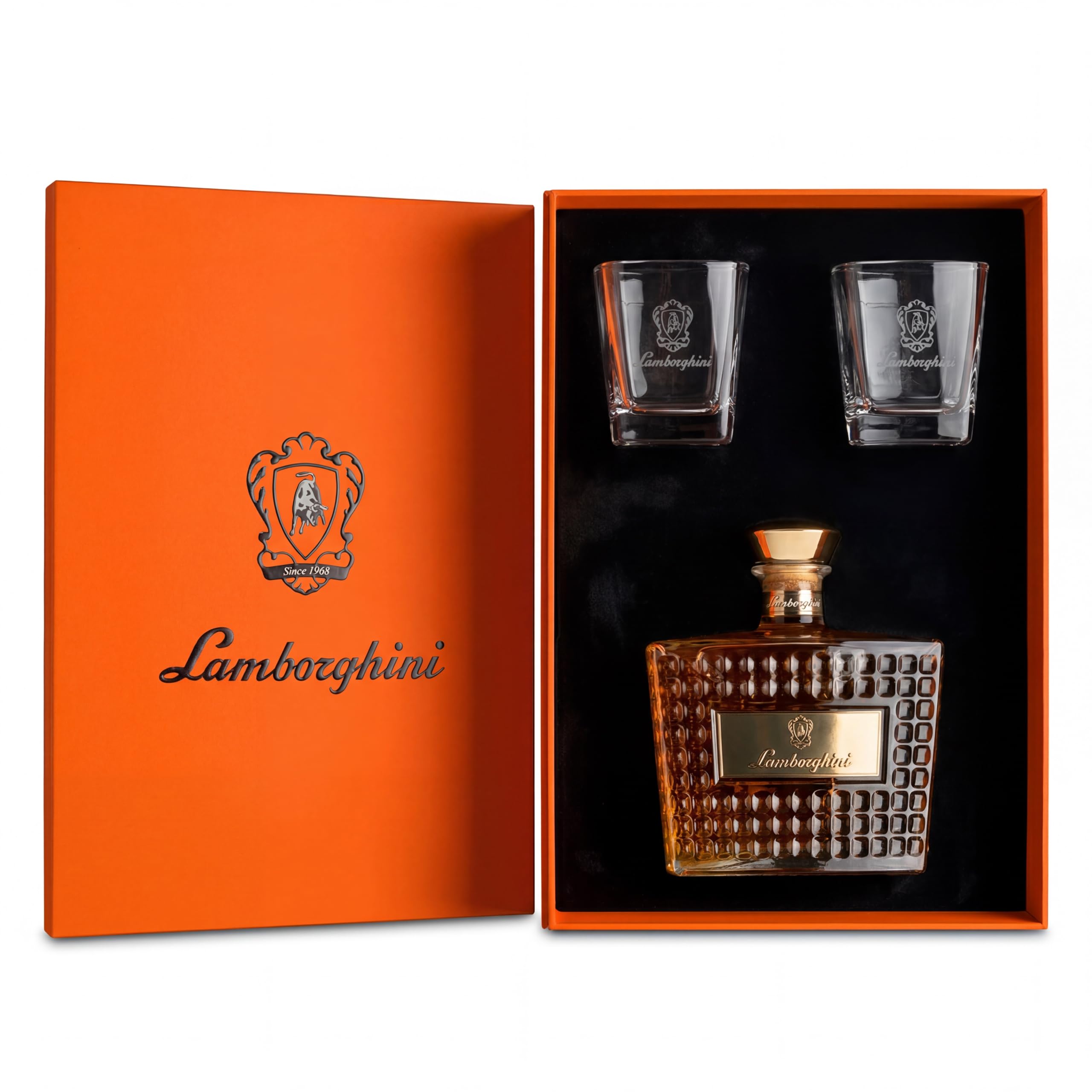 Lamborghini Brandy VSOP 5 Anni 0,70L – Distillato Italiano Premium – Luxury Gift Box & Signature Experience – MADE IN ITALY (Signature Experience)