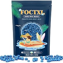 Hard Wax Beads, 1lb Wax Beans for Hair Removal Sensitive Skin - Coarse Hair Formula Brazilian Bikini, Face, Eyebrows, Underarms, Arms, Chest, Back, Legs450g