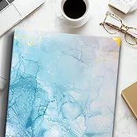 Vista 5 de Elegante carpeta de 3 anillos de 1 pulgada, bonito organizador de tres anillos para papel tamaño carta, carpeta de 1 pulgada con divisores