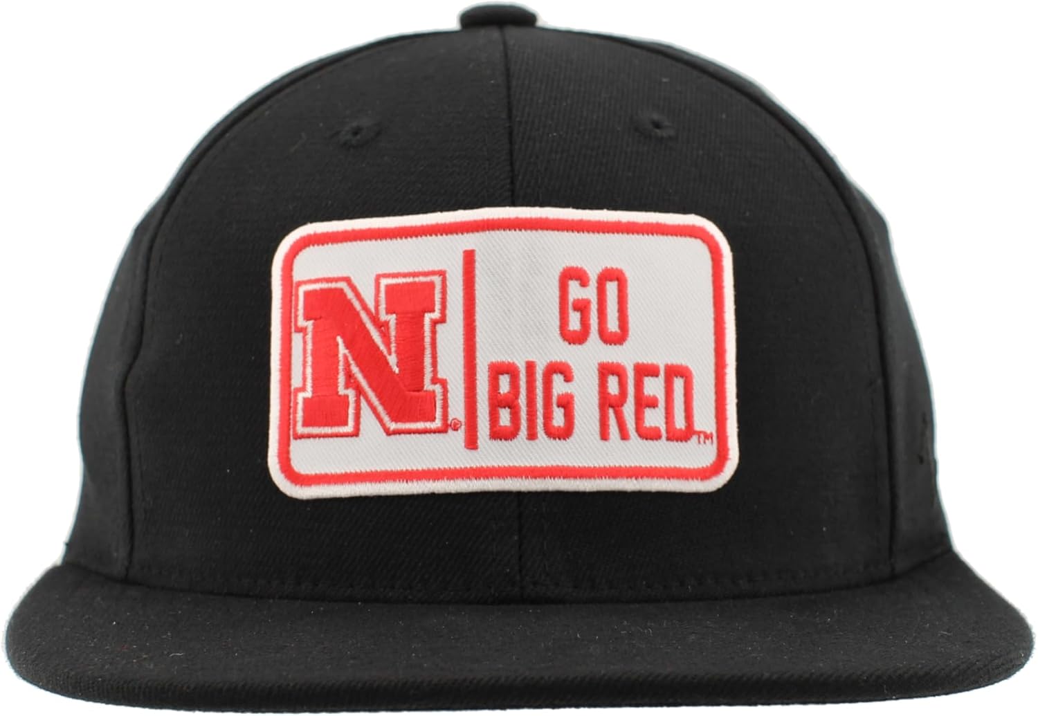 Nebraska Cornhuskers NCAA Officially Licensed Fitted Hat M15Z Defer Black, Medium - Image 2