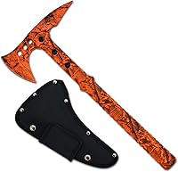 Vista 7 de Snake Eye Tactical Hacha de lanzamiento Tomahawk - Hacha táctica con funda y hacha de lanzamiento de competencia (camuflaje)