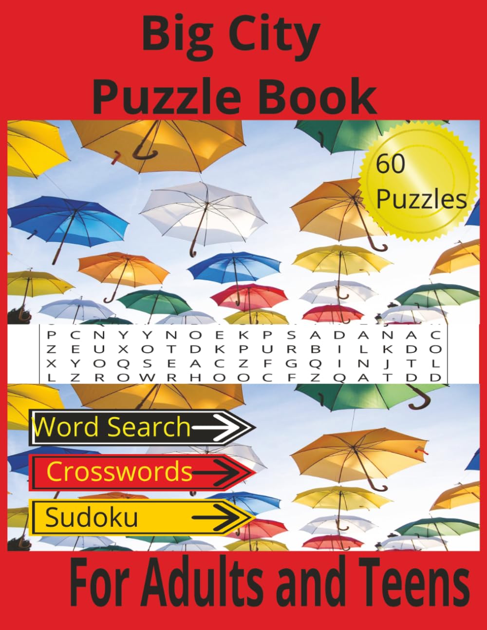 Big City Puzzle Book For Adults and Teens: In the City Puzzle Book For Adults and Teens