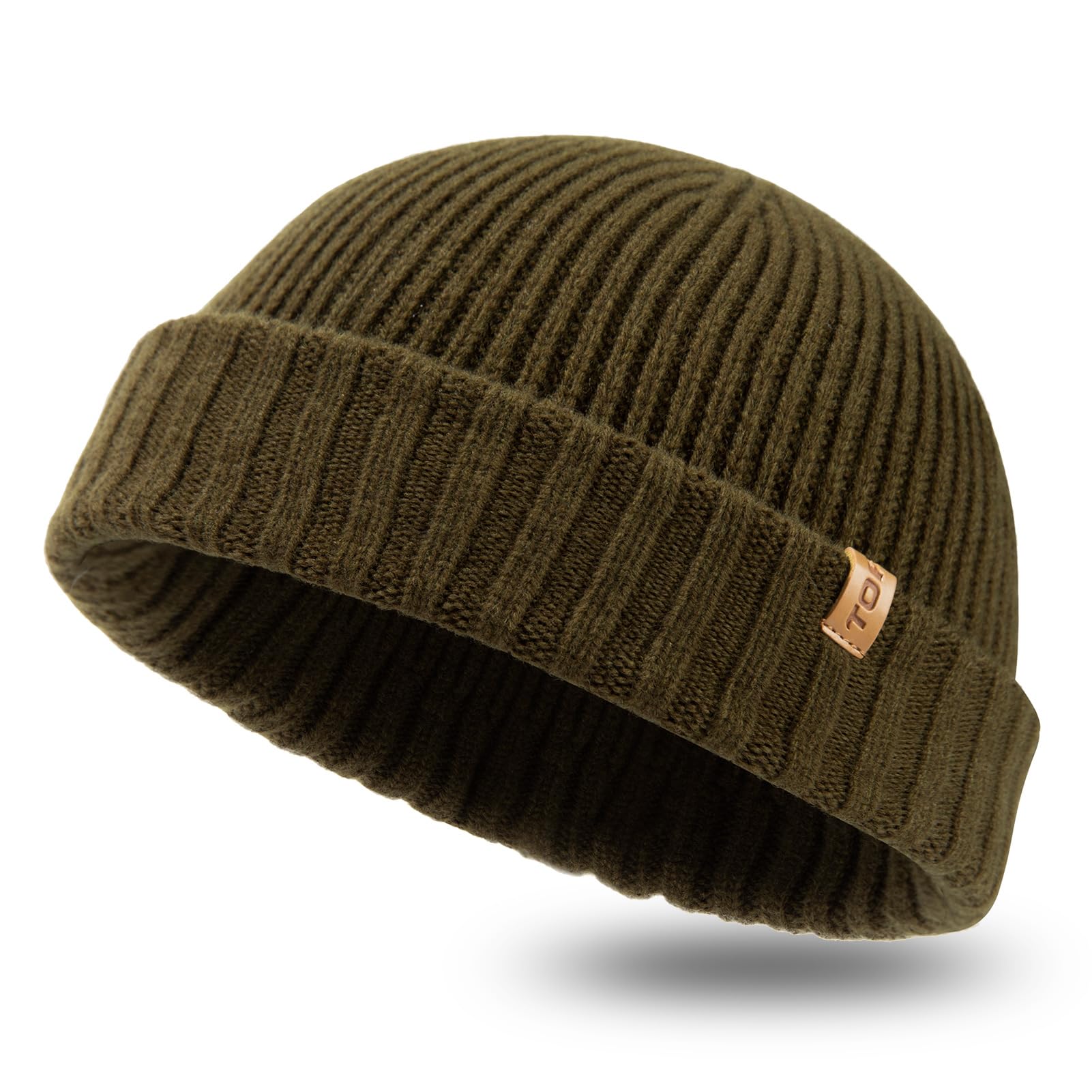 TOP-EX PolarWool™ 100% Merino Wool Short Fisherman Beanie Men Women
