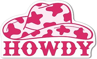 Mingnei Hot Pink Boho Preppy Howdy Western Cowgirl Hat Shaped Quick-Dry Diatomaceous Earth Bath Mat,Preppy Cowgirl Soft Diatom Mud Absorbent Floor Mat for Dorm Bathroom Shower Kitchen 28 x 16 Door Mat