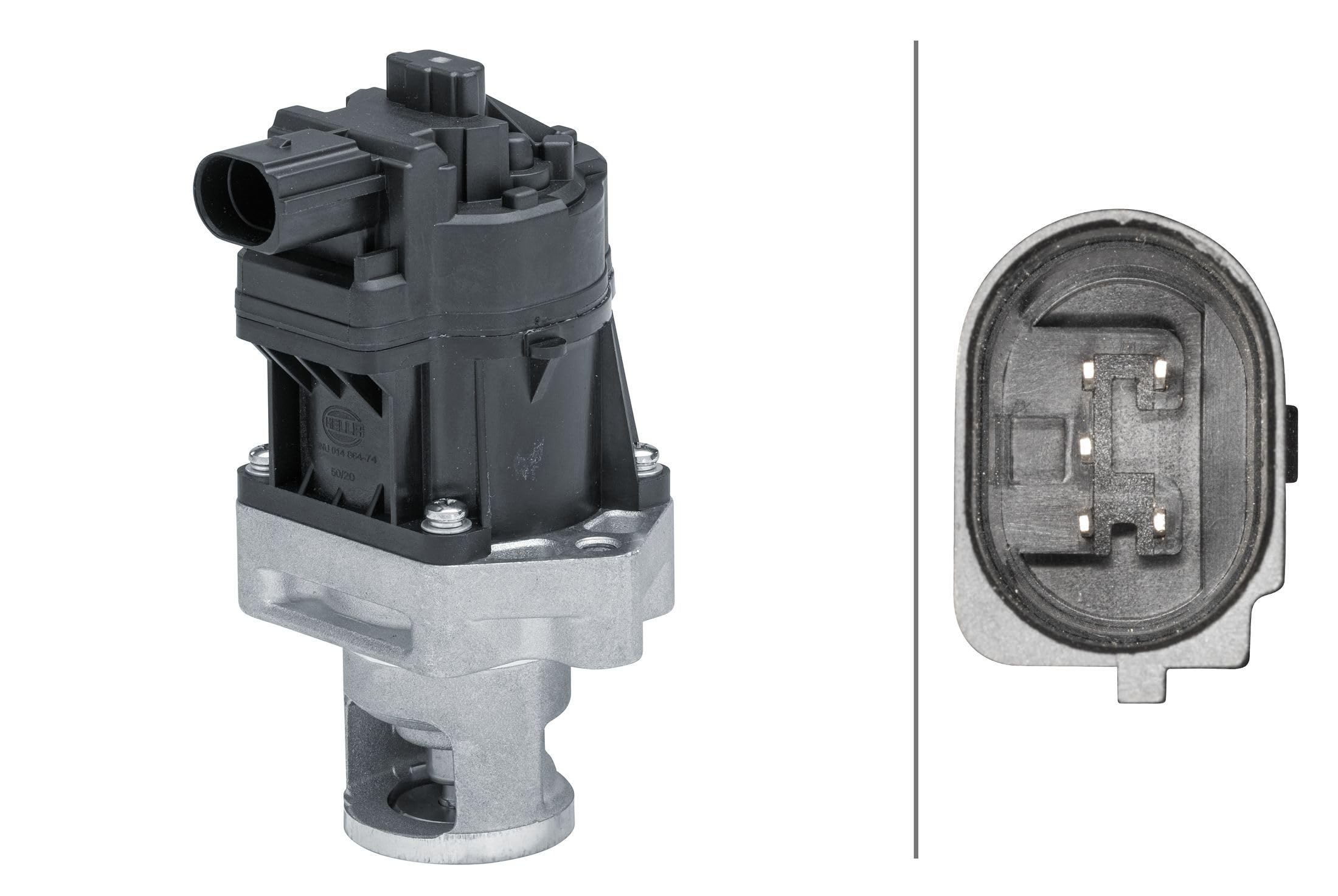 HELLA 6NU 014 864-741 Valvola ricircolo gas scarico-EGR - elettrico - 5a... poli - senza guarnizione