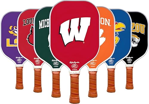 Miniatura 75 de Raqueta de pickleball colegial oficialmente licenciada - Raqueta aprobada por la Asociación de Pickleball de EE. UU. - Núcleo de nido de abeja