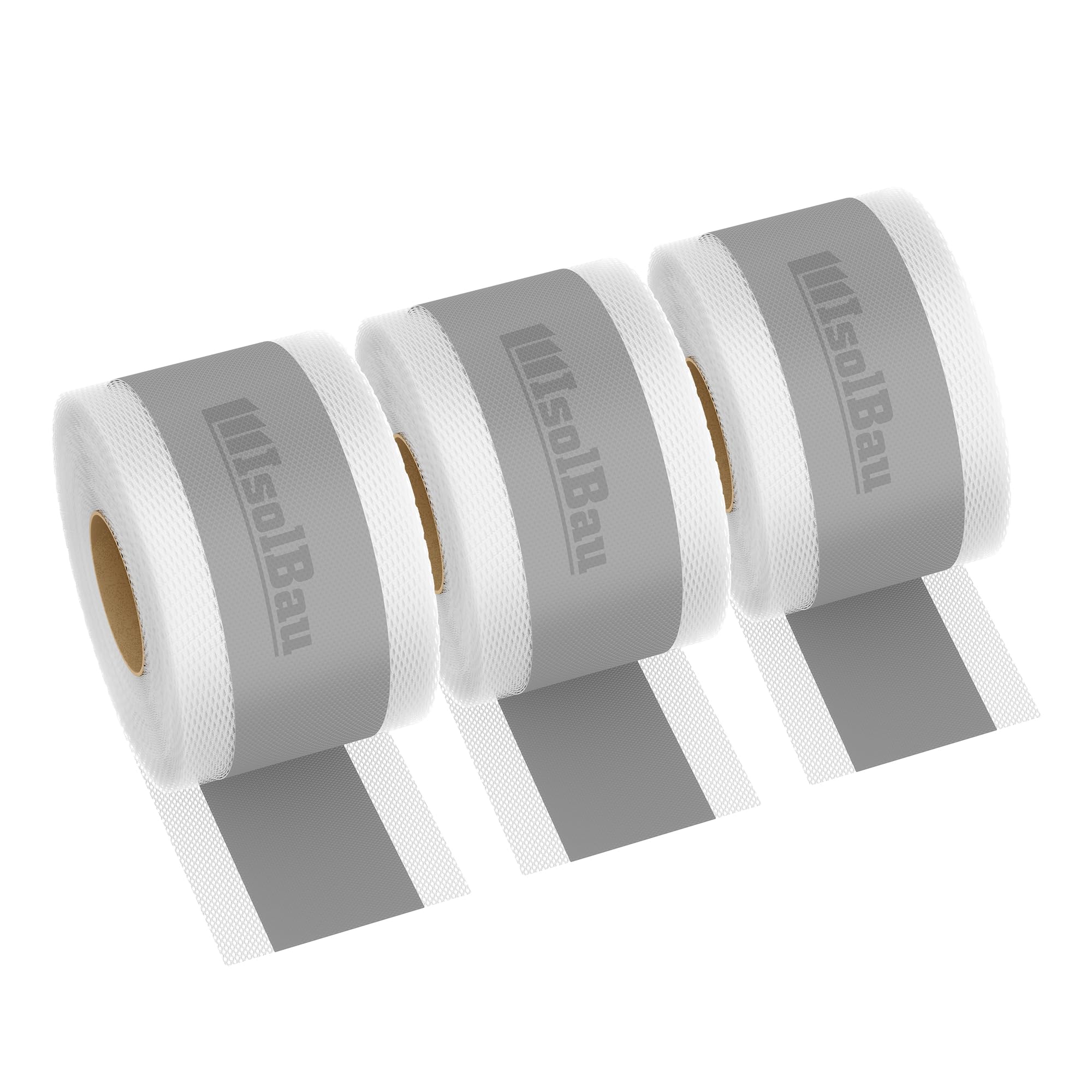 Isolbau Dichtband P2 Grau - 150 m Abdichtband Wasserdichtes Dichtungsband für Sanitär, Dusche, Bad, Fliesen, Balkon und Terrasse, Abdichtung für Innen- & Außenbereich - 120 mm