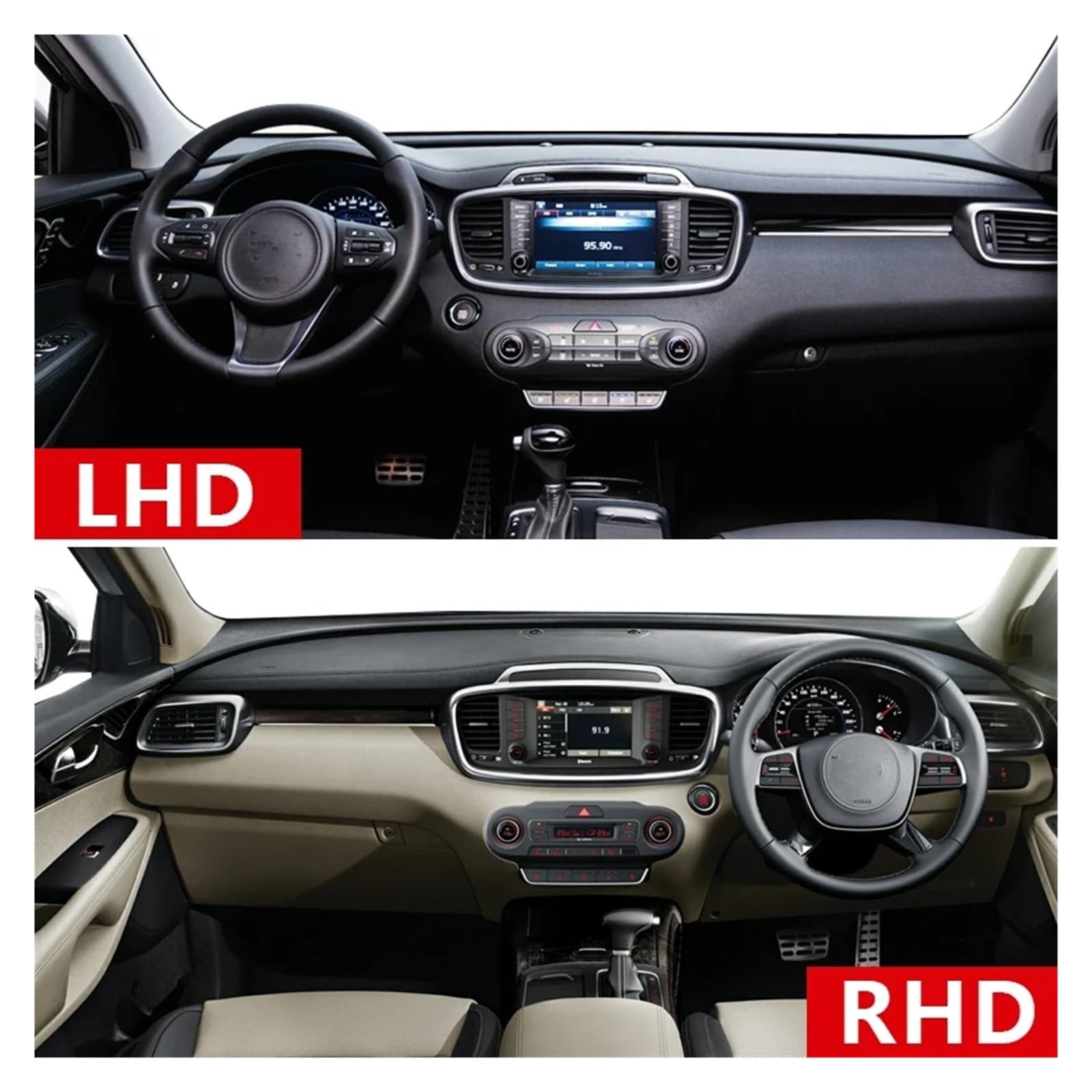 Couverture Tableau Bord Voiture Pour Kia Pour Sorento 3 Pour UM 2015