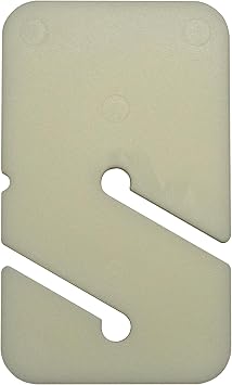 Scuba Choice SCPM-5G Cave Diving Line Glow in the Dark Rectangular Marker Pack, 10-Piece